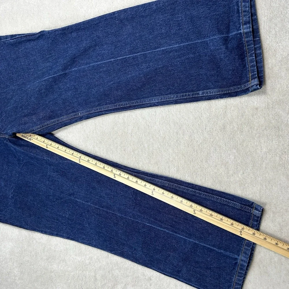 Vintage 90s Levi's 517 Bootcut Denim Jeans 40x30 Made In USA Dark Indigo